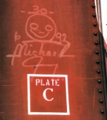 ATSF 622439 with Graffiti